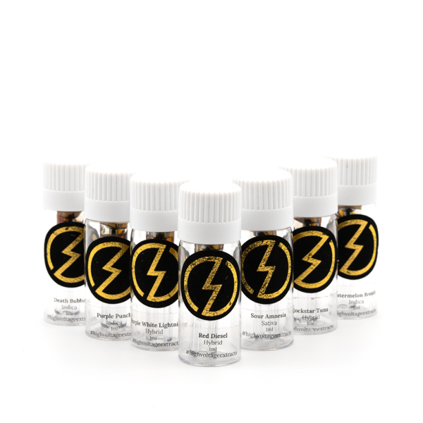 High Voltage – Sour Amnesia Haze Sauce Cartridge – 1000mg